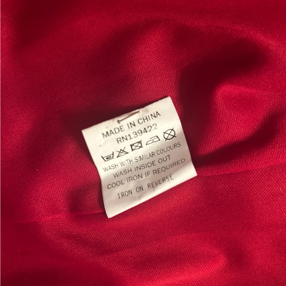 Tobi - Red Sleeved Dress with Cut-out, Crossed Back Detail - Size Small - Picture 6 of 7